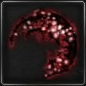 Cursed Nourishing Abyssal Blood Gem waning small