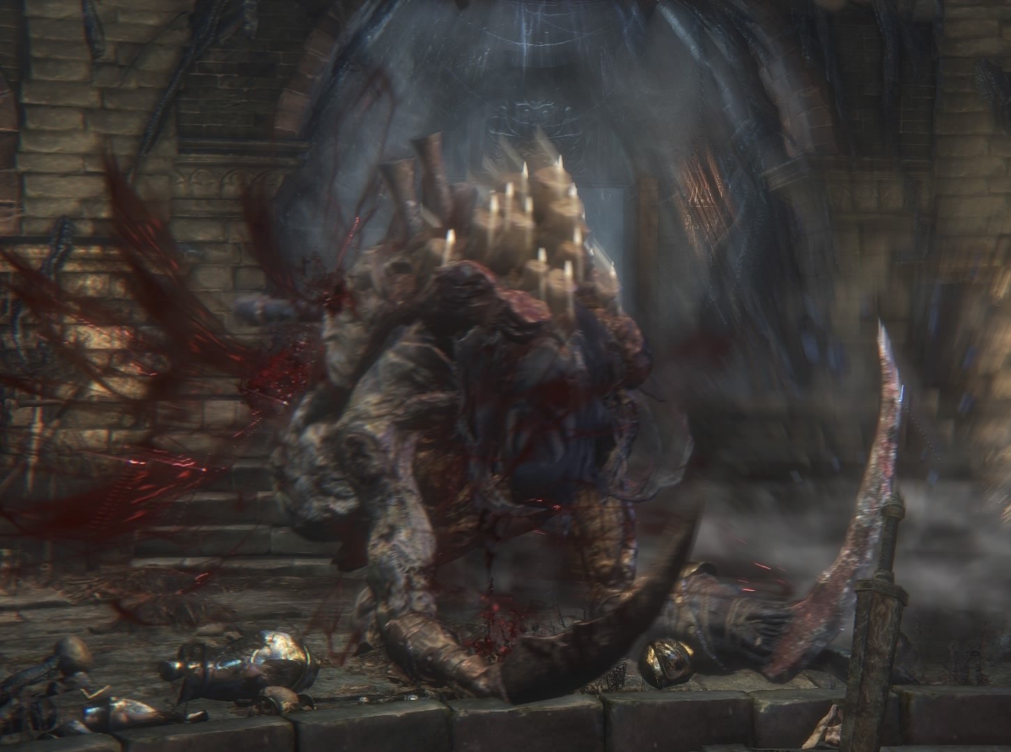 Undead Giant Blood Explosion