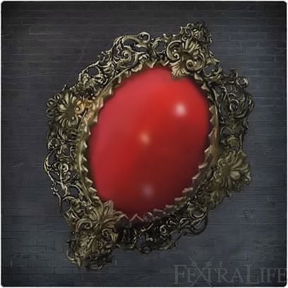 Red Jeweled Brooch