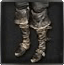 charred hunter boots